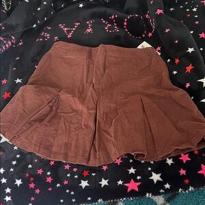 Love on a Hanger Brown Mini Skirt